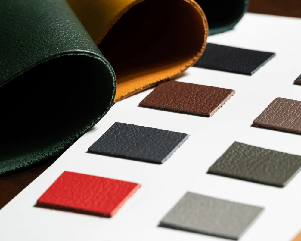 Various samples of colors for leather colors for leather international leather club