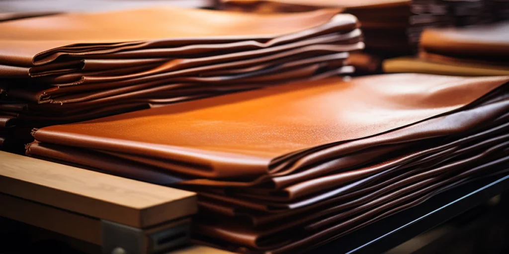 Chrome tanned leather