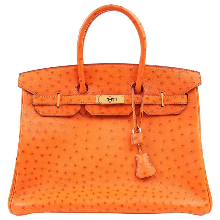 Ostrich leather