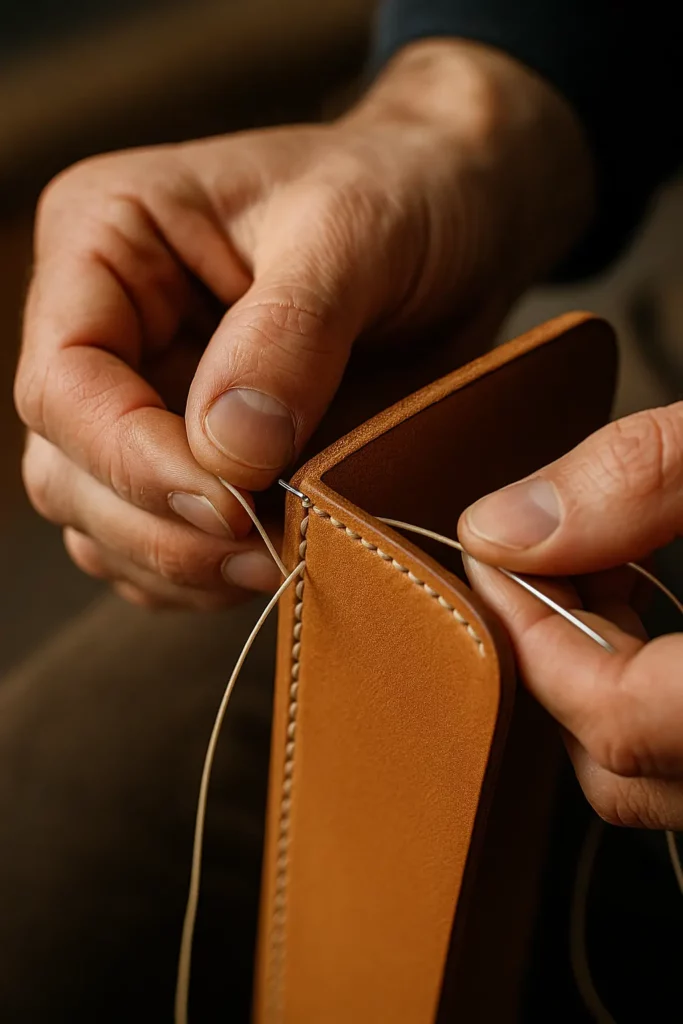 Hand stitching