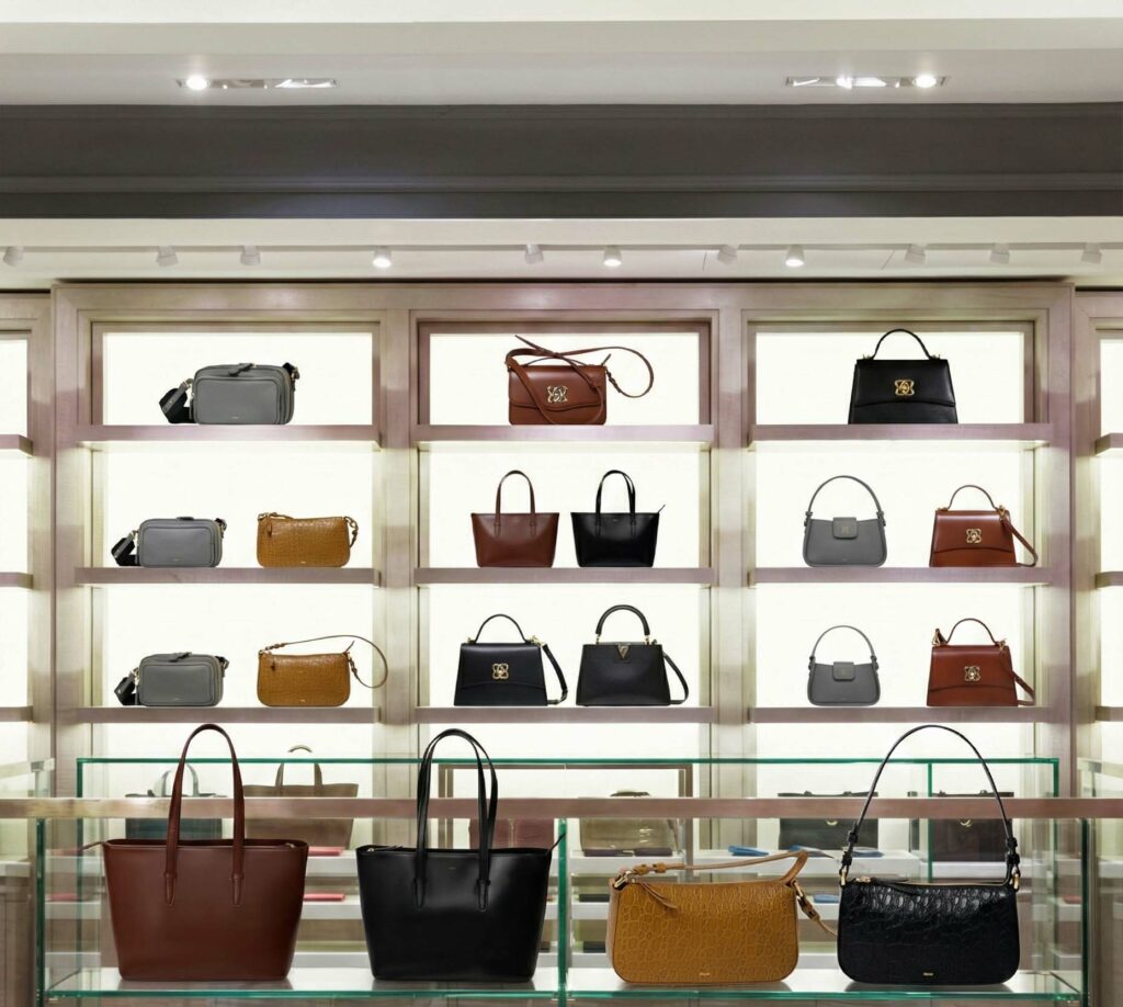 Leather goods line
