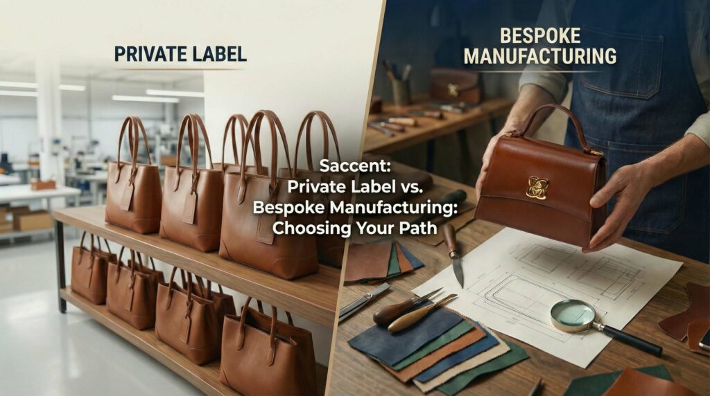 Private label vs bespoke leather manufacturing (odm vs oem)